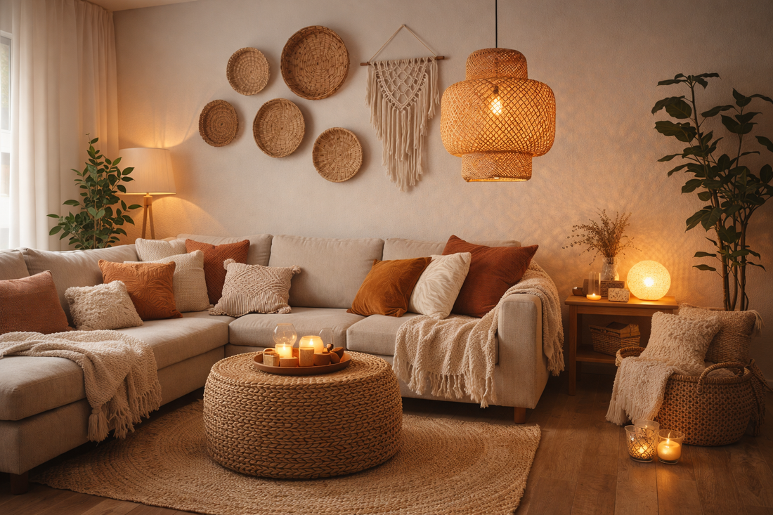 Comment créer une décoration bohème chaleureuse dans son salon