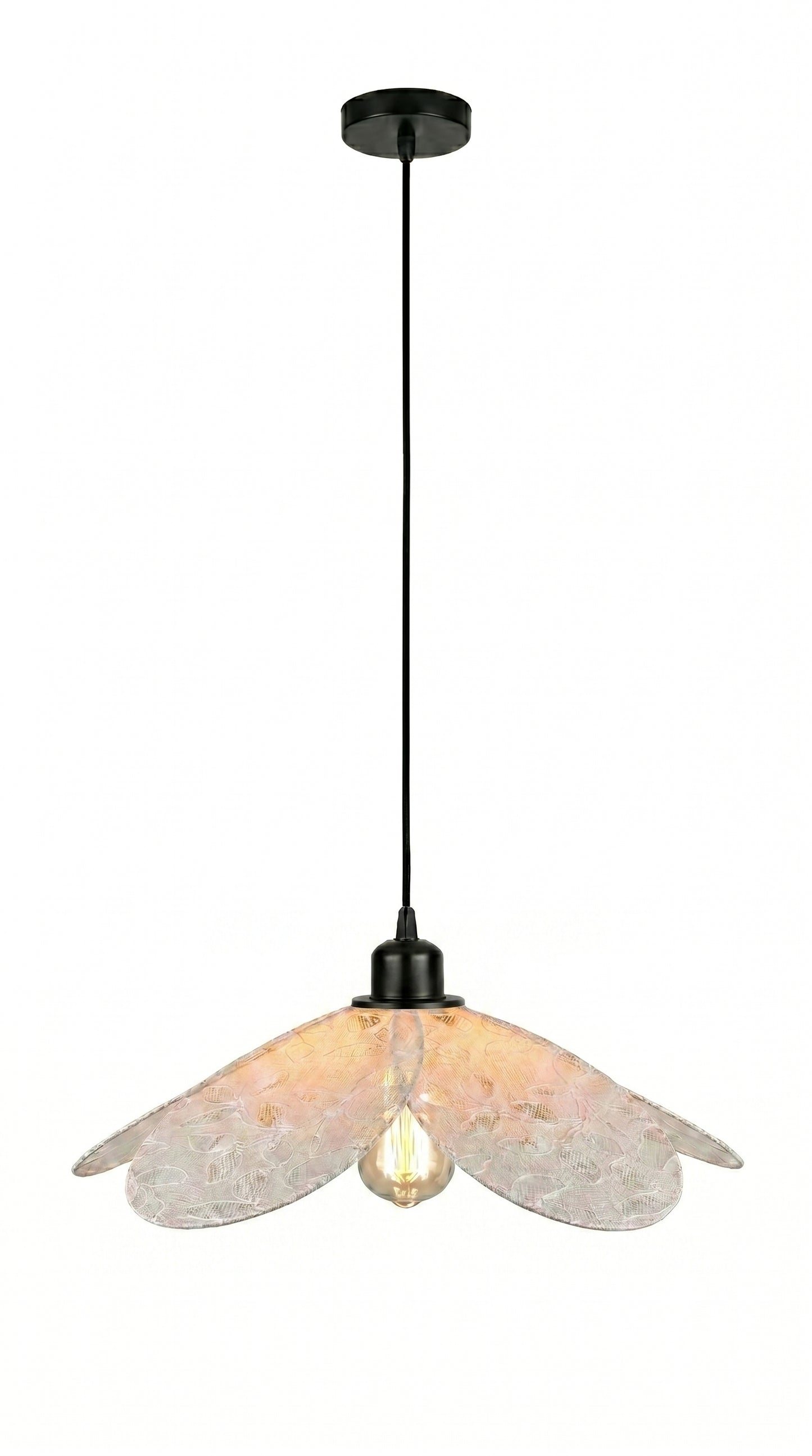 Lampe Magnolia Dentelle Tramée- Lampe Artisanale Bohème Florale
