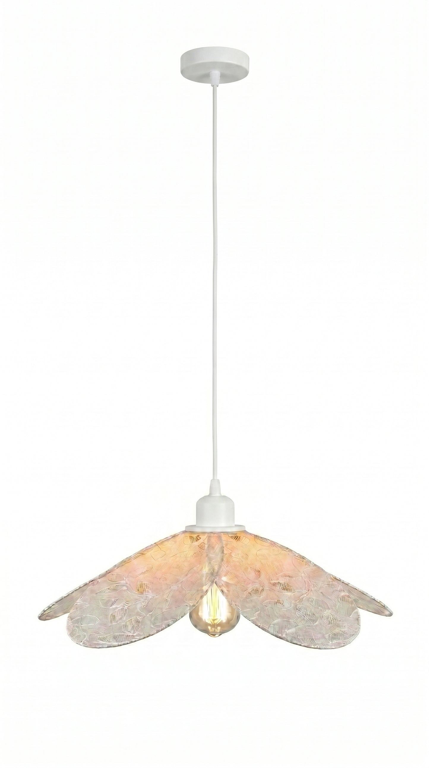Lampe Magnolia Dentelle Tramée- Lampe Artisanale Bohème Florale