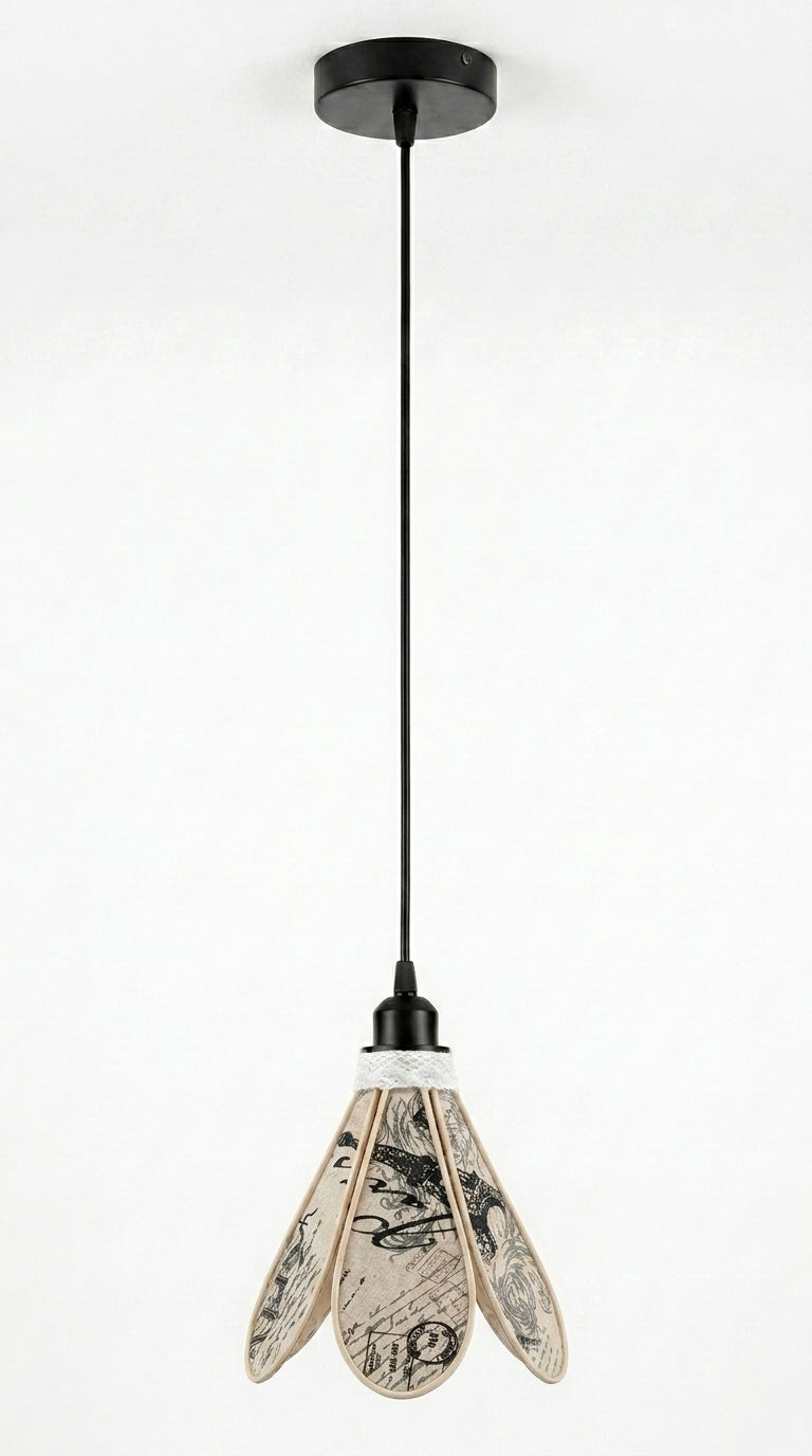 Lampe Tulipe Paris Vintage– Lampe Artisanale Bohème