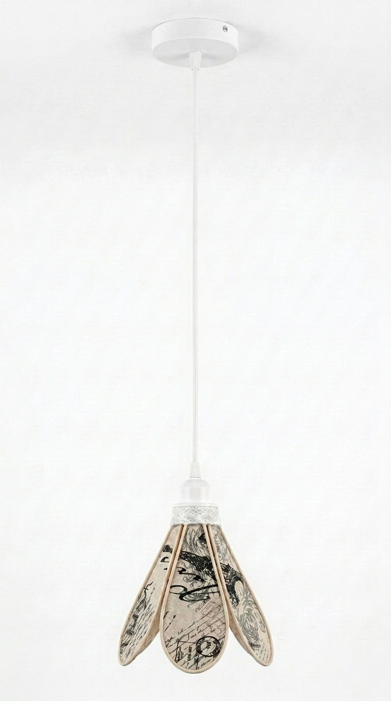 Lampe Tulipe Paris Vintage– Lampe Artisanale Bohème