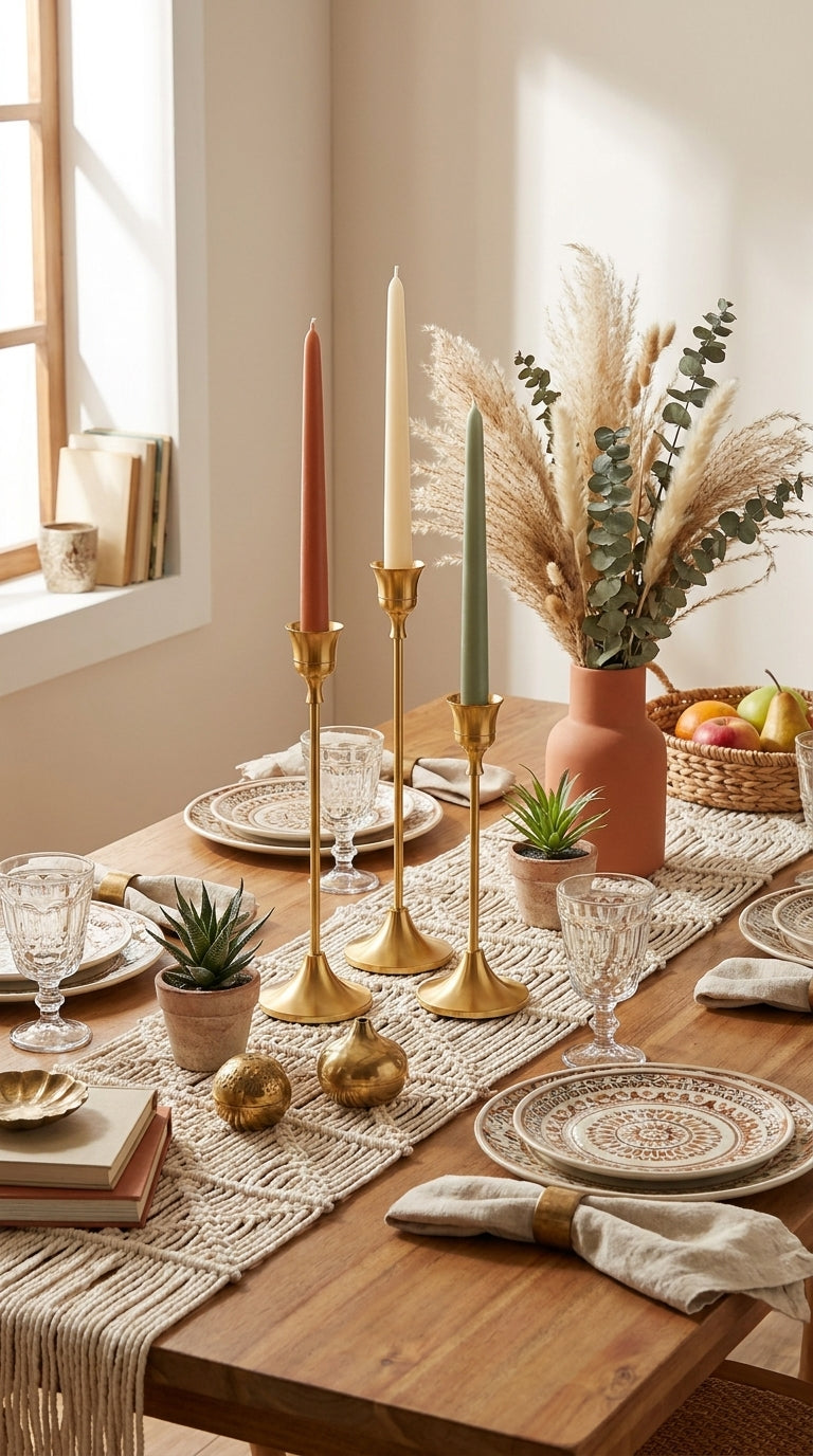 Trio de Chandeliers Éclat Doré – Laiton Satiné 3 Hauteurs