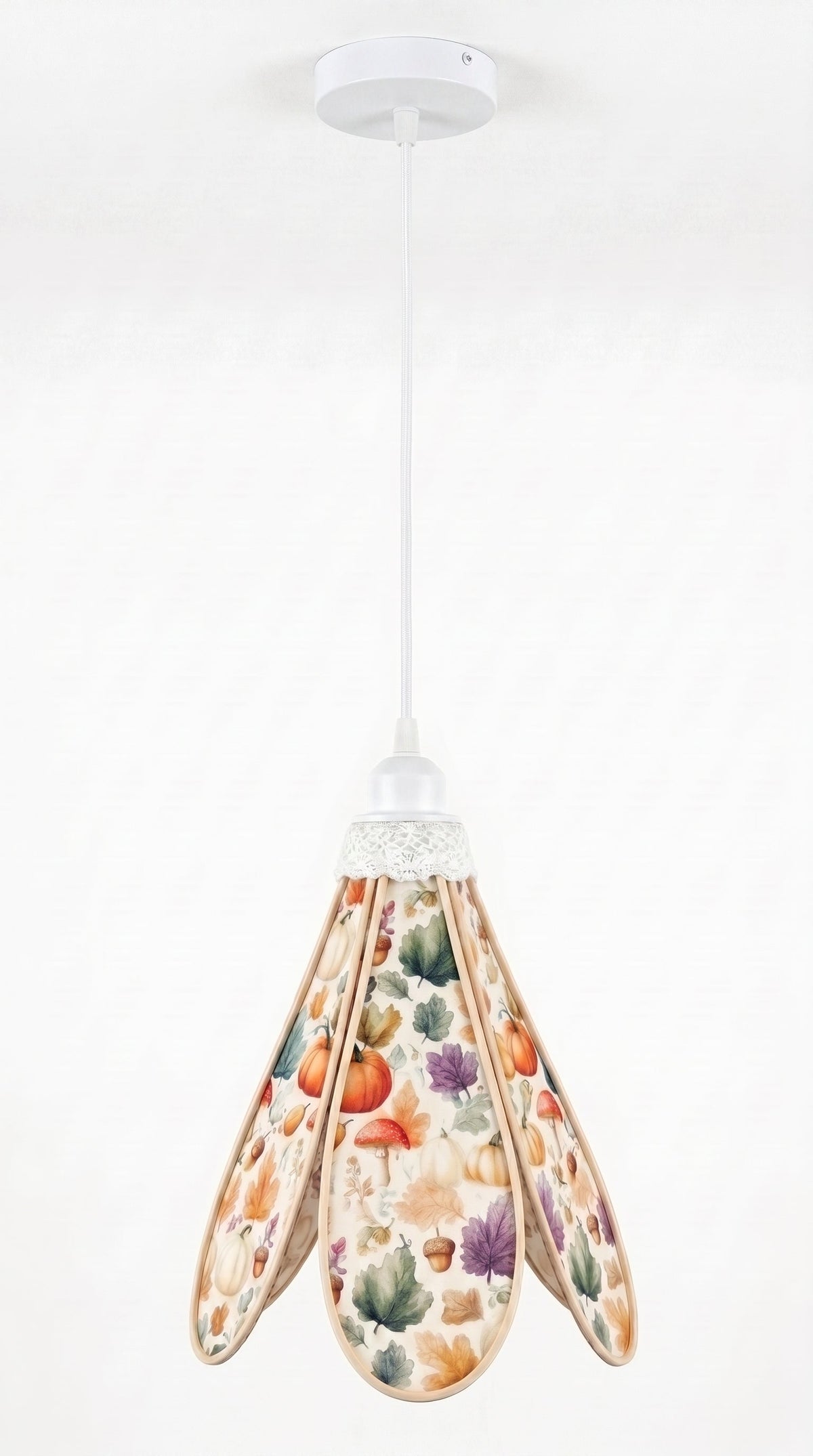 Suspension tulipe Récolte d'Octobre, variante de couleur du câble