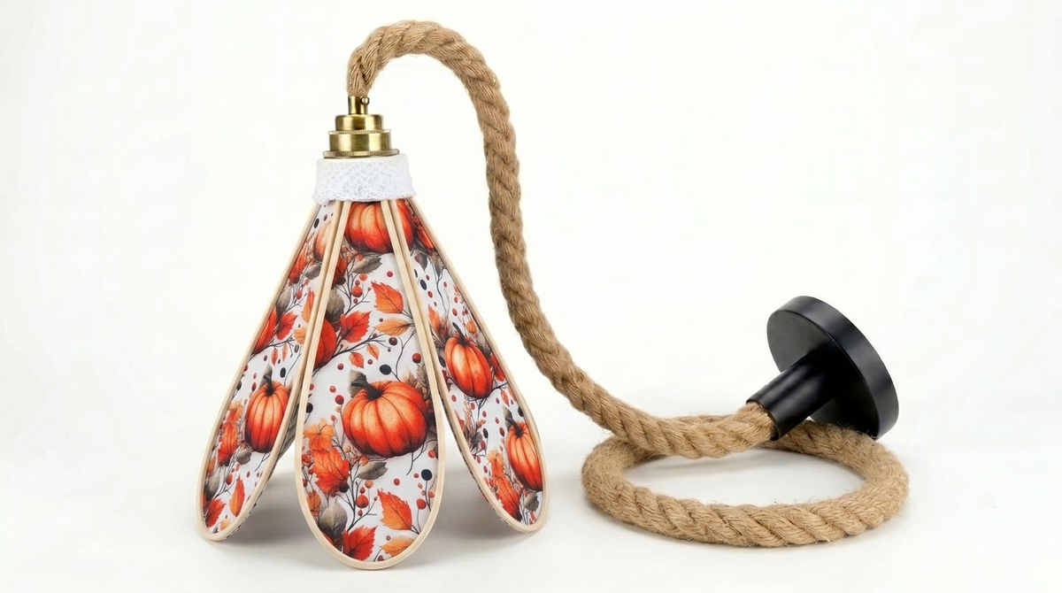 Suspension tulipe Verger d'Automne, visuel packshot sur fond blanc
