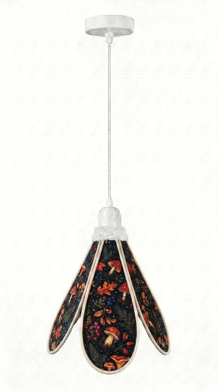Suspension tulipe Sous-Bois Enchanté, troisième visuel packshot