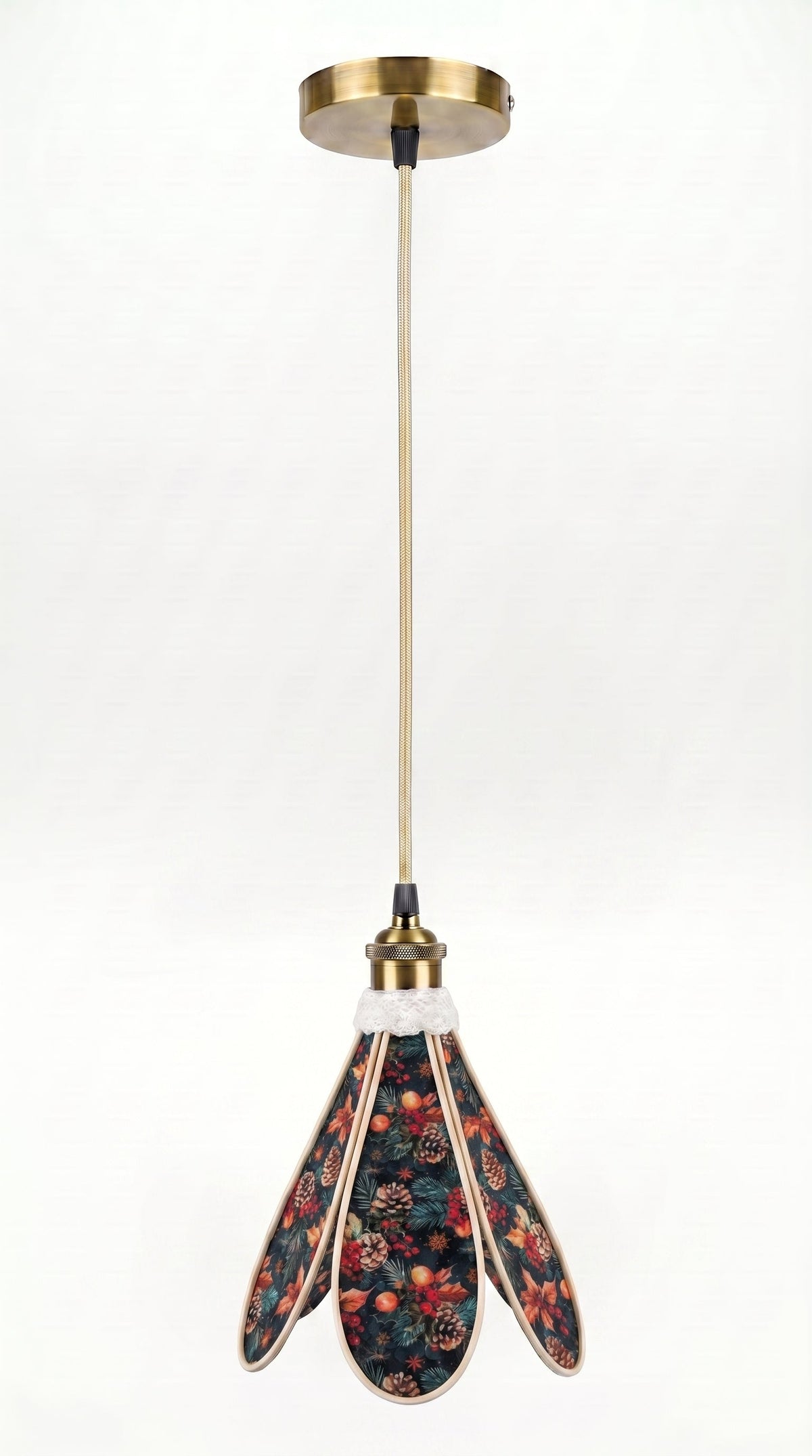 Suspension tulipe Nuit de Décembre, variante de design