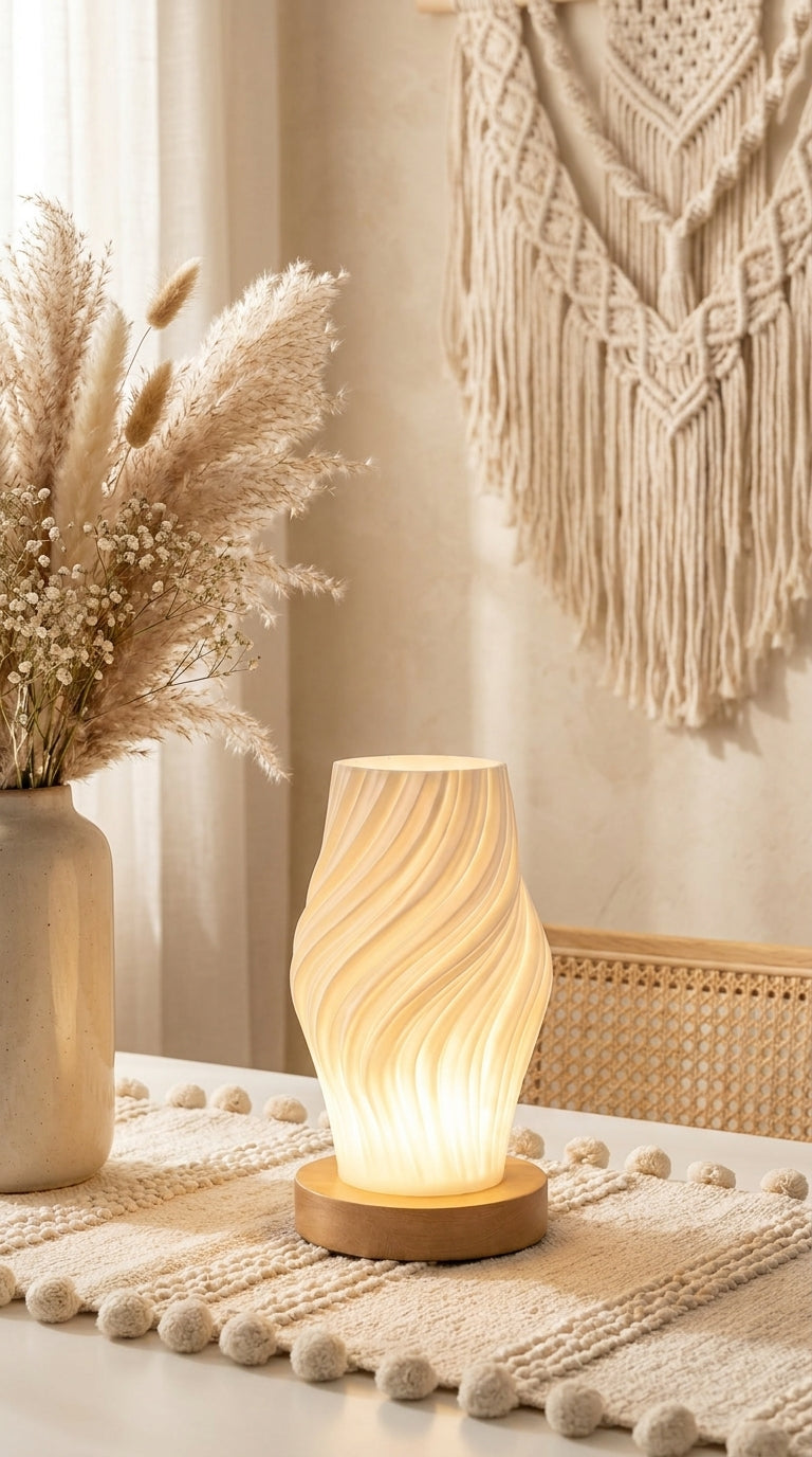 Lampe Spirale Bohème