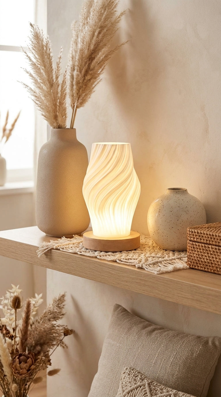 Lampe Spirale Bohème