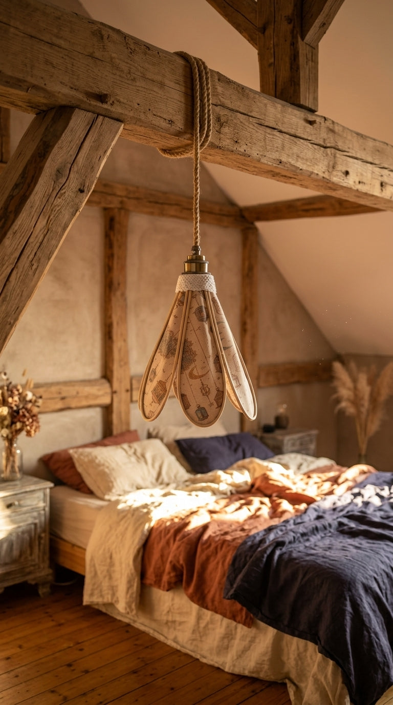 Lampe Tulipe Orientale Lamia– Lanterne Sable- Lampe Artisanale Bohème Florale