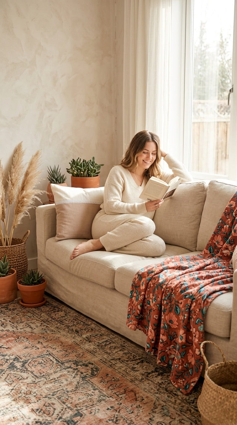 Coussin Lin & Dentelle – Housse Artisanale Bohème Naturelle