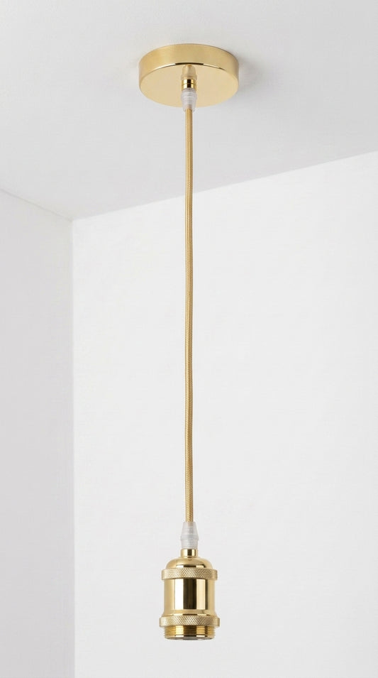Câble Suspension Doré Brillant