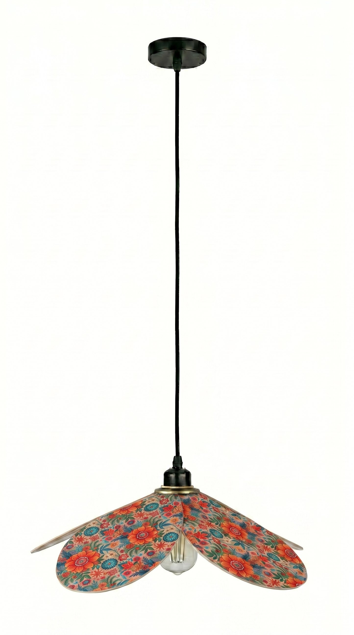 Lampe Magnolia Florale - Lampe Artisanale Bohème Florale
