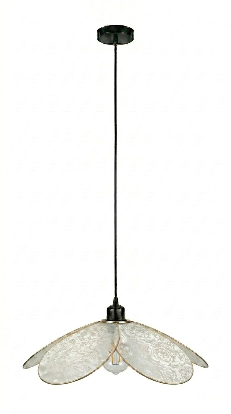 Lampe Magnolia Pivoines Blanches – Lampe Artisanale Bohème Florale