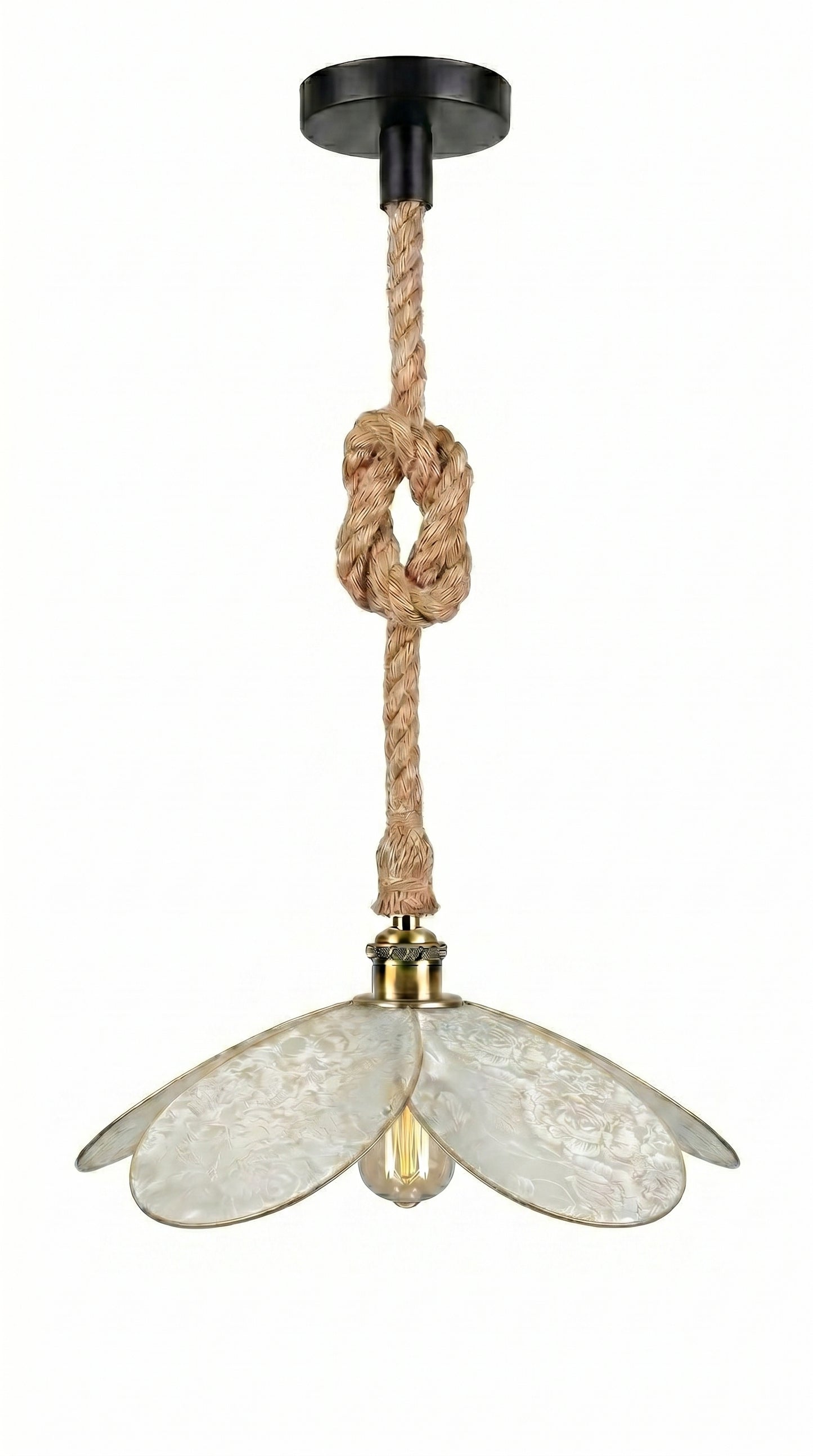 Lampe Magnolia Pivoines Blanches – Lampe Artisanale Bohème Florale