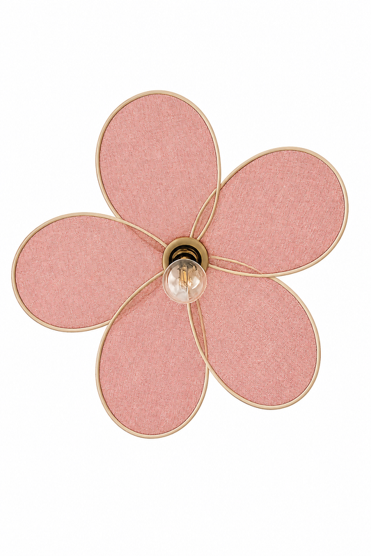 Lampe Magnolia Terre de Vigne – Abat-jour Jute Bordeaux Fait Main