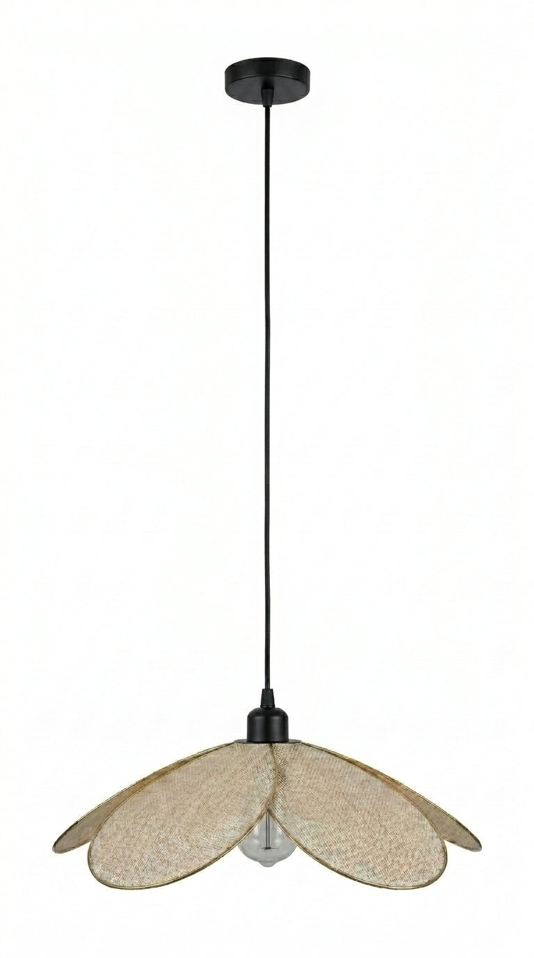 Lampe Magnolia Bohème en Toile de Jute – Lampe Artisanale Bohème Naturelle