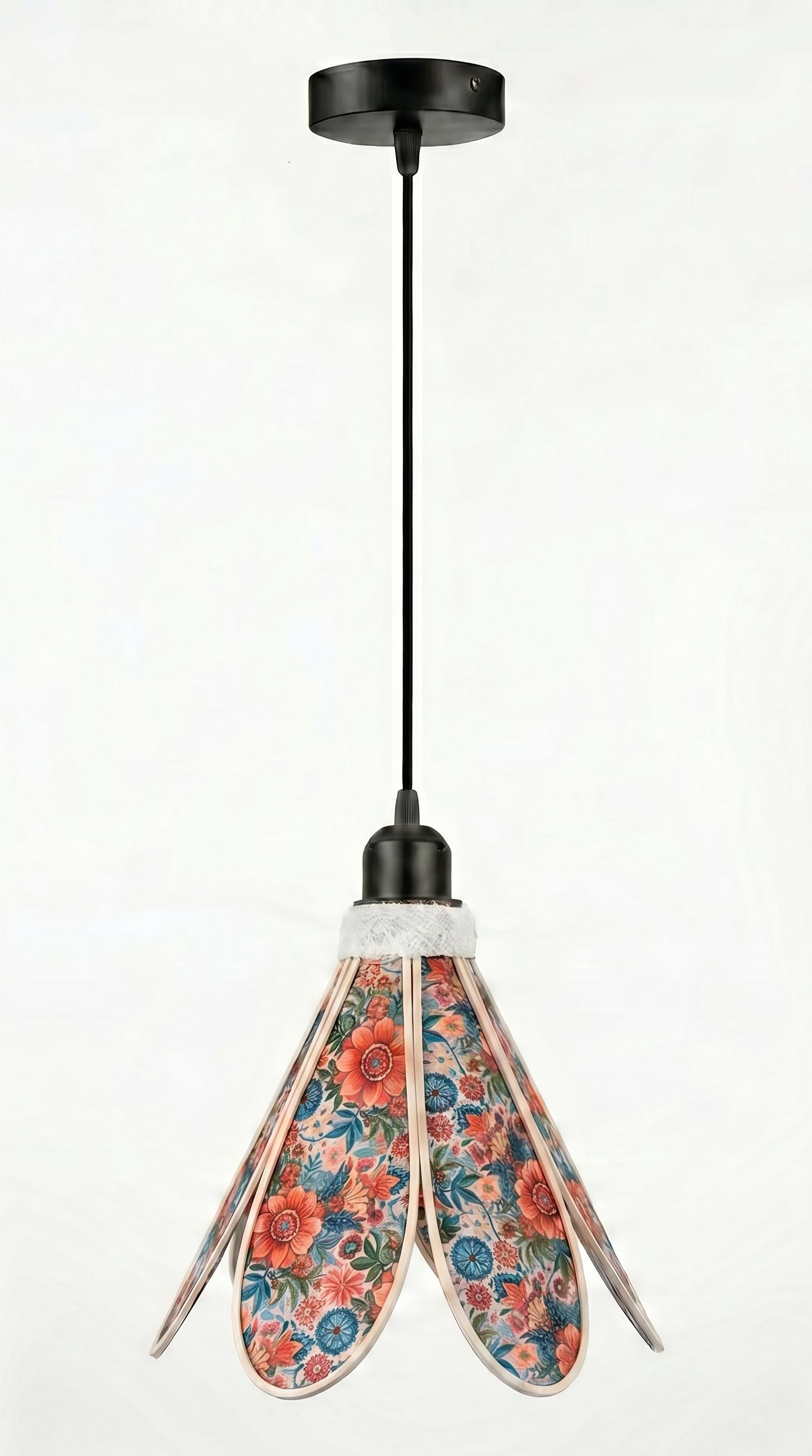 Lampe Tulipe Florale – Lampe Artisanale Bohème Florale